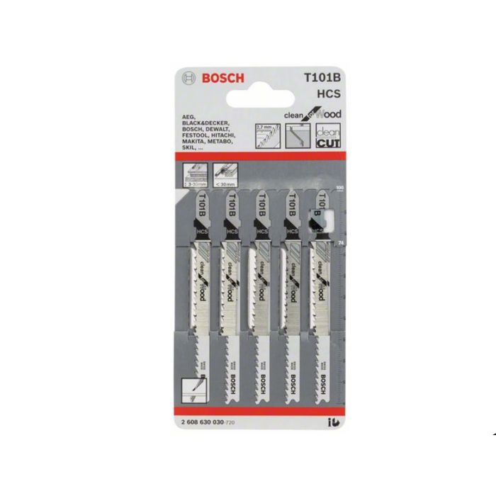 Set lame ferastrau pendular pentru lemn 100MM 5 buc T101B Bosch
