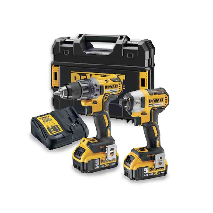 Set masina gaurit si insurubat cu 2 acumulatori DCK268P2T DewWalt