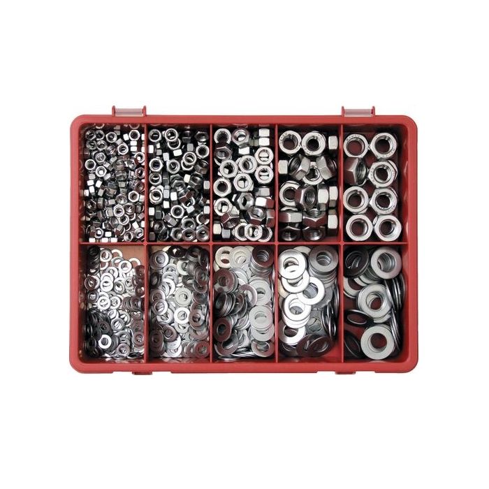 Set piulite si saibe din inox 890 buc QFT6154400K