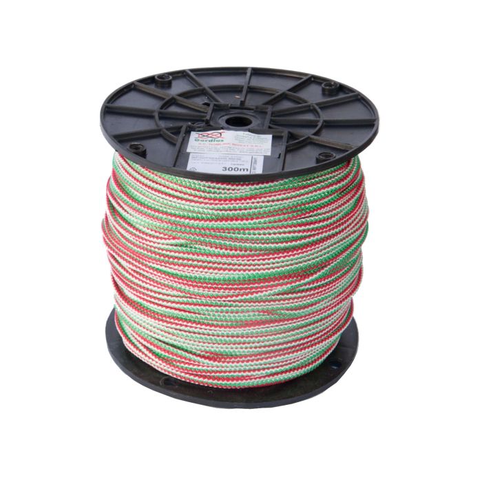 Snur 4 mm PP Rosu-ALb-Verde 300 ml 040PPT300044P5