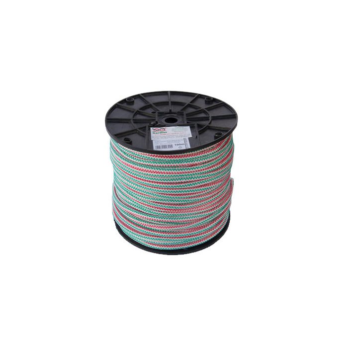 Snur 7 mm PP Rosu-Alb-Verde 100 ml 070PPT300044P5