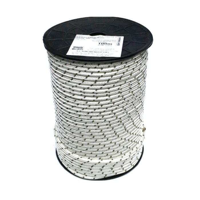 Snur demaror impletit 5 mm Alb-Verde 100 ml 050NYDIM0040K3