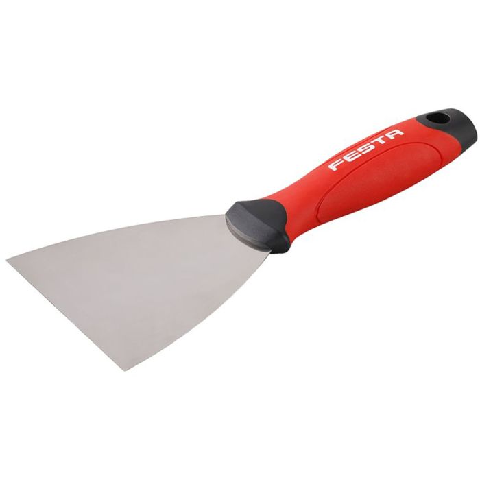 Spaclu inox 80 mm cu maner cauciucat 31512 Festa