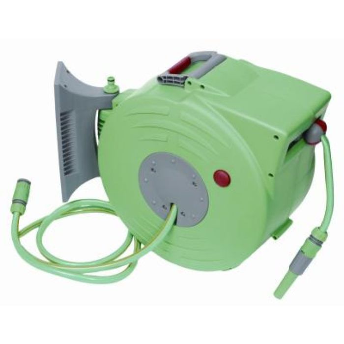 Tambur de perete cu furtun apa pentru gradina 1/2" 20M 45176 Rosa