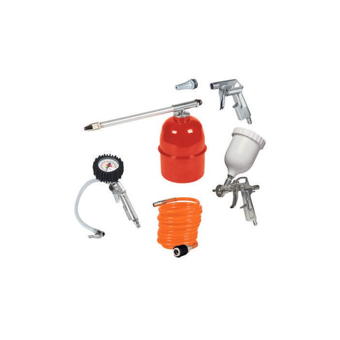 Trusa pistol vopsit 5 buc Druckluftset Profi 5-tlg Einhell