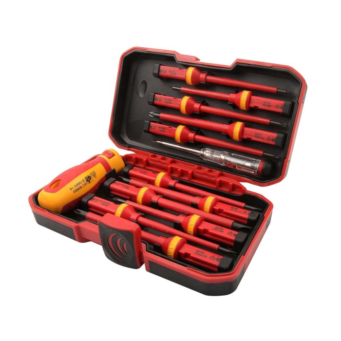 Trusa surubelnite 13 buc izolate VDE 1000V 38016