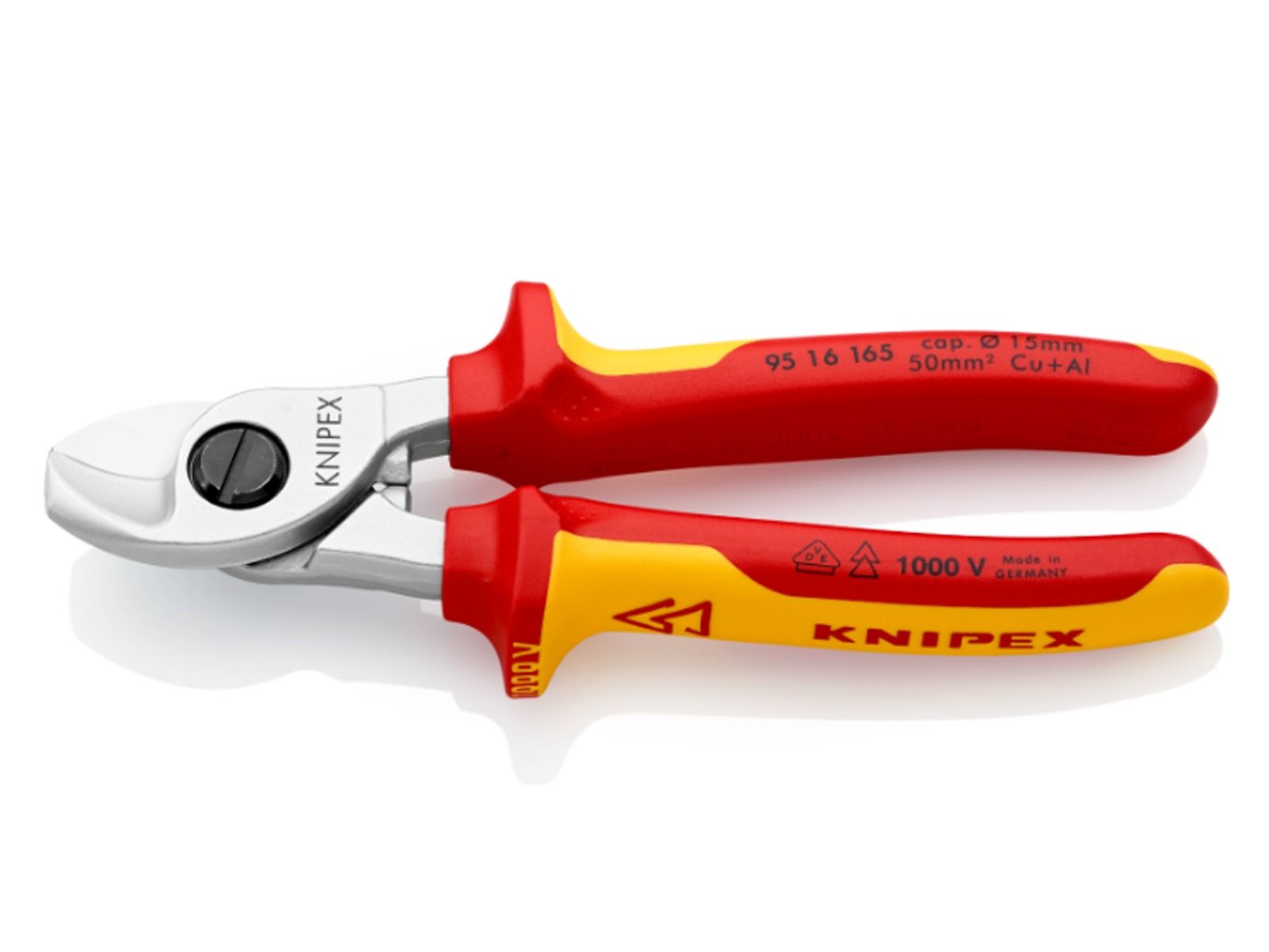 Cleste taiat cablu Cu/Al 165 mm 1000V 9516165 Knipex
