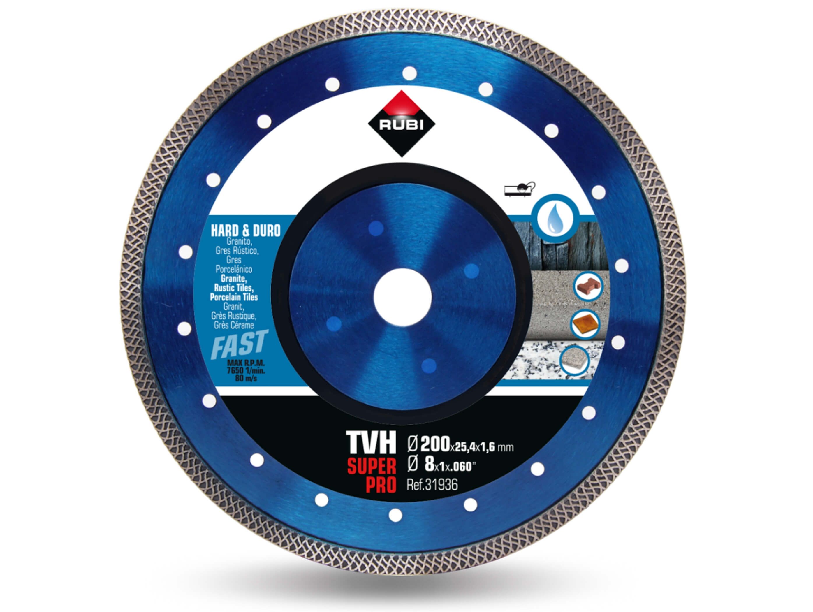 さぴ Disc diamantat Turbo 200X1.6X25.4 mm Ceramica dura/Portelan 31936