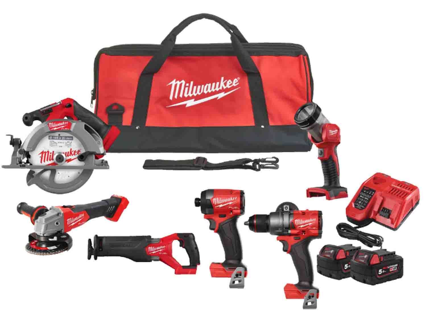 Set 6 scule electrice M18 FPP6G3-502B Milwaukee