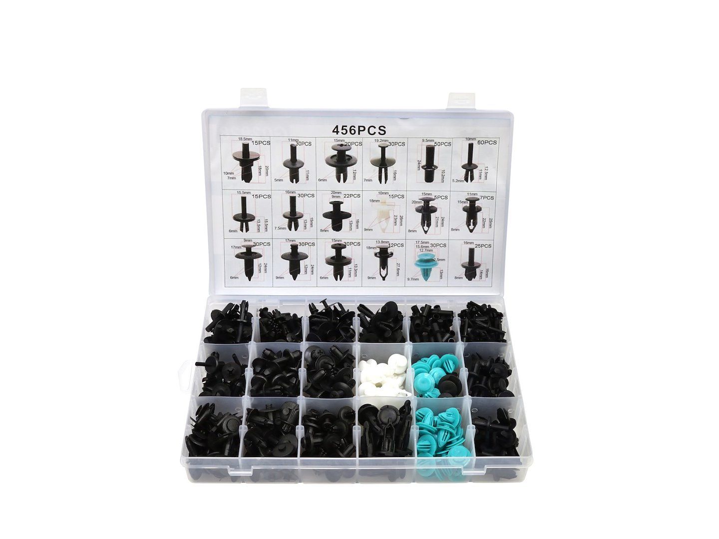 Set cleme fixare panouri auto 456 buc G02928 Geko