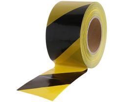 Banda semnalizare galben-negru 250 m 38946