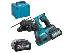 Ciocan rotopercutor SDS+ cu 2 acumulatori 40V 4.0Ah HR001GM201 Makita