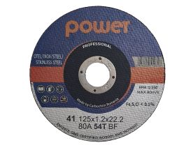 Disc abraziv pentru taierea inoxului 125X1.2X22.2 mm