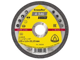 Disc abraziv pentru taierea inoxului si aluminiului 115X1.6X22.2 mm A346EX