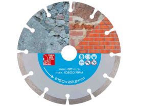 Disc diamantat segmentat 150X2.5X22.2 mm Universal 21115 Diamant