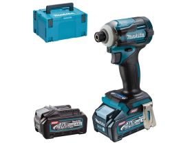 Masina de insurubat impact cu 2 acumulatori 40V 4Ah TD001GM201 Makita