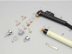 Piese componente pentru pistolet plasma T70 si MT70