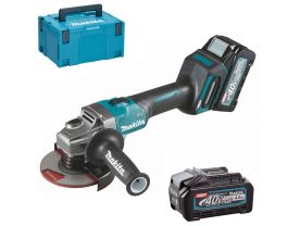 Polizor unghiular 125 mm cu 2 acumulatori 40V 4.0Ah GA008GM201 Makita