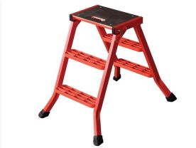 Scara pliabila din aluminiu LESCABO cu platforma, 2 trepte MOB