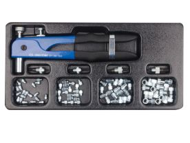 Set aparat piulite nituibile 85 buc 213009MR