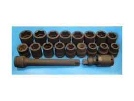 Set capete tubulare impact 20buc 3/4 6419MP