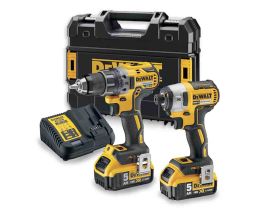Set masina gaurit si insurubat cu 2 acumulatori DCK268P2T DewWalt