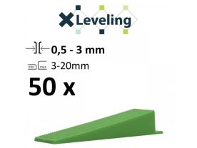 Set pene nivelare 50buc XLEV-SP50
