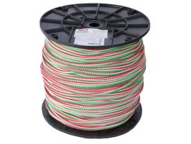 Snur 4 mm PP Rosu-ALb-Verde 300 ml 040PPT300044P5