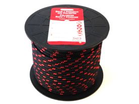 Snur 5 mm PES Negru-Rosu 50 ml 050PSTIM9030K2