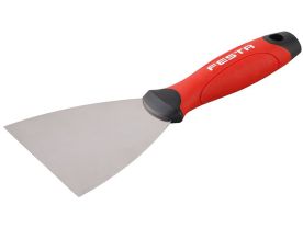 Spaclu inox 80 mm cu maner cauciucat 31512