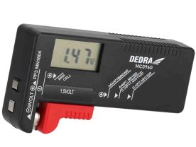 Tester de baterii 1,5V, 3,7V, 9V MC0960 Dedra