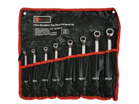 Trusa chei inelare cotite 8 buc 6-22 mm (husa) MAF