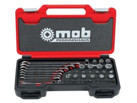 Trusa scule tubulare si combinate 44buc ADAPT44 MOB