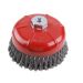 Perie sarma cupa cu fir rasucit 150 mm 21908