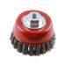 Perie sarma cupa cu fir rasucit 100 mm 22006