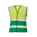 Vesta avertizoare galben / verde marime XL