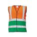 Vesta avertizoare orange / verde marime XL