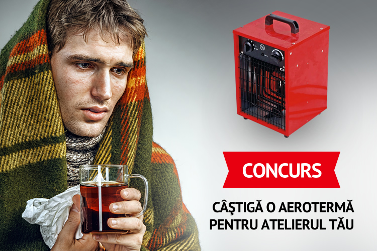 Concurs: Castiga o aeroterma pentru atelierul tau!