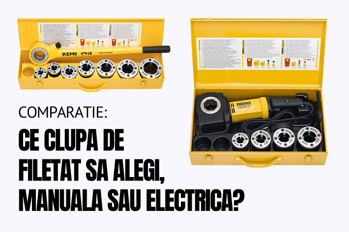 Ce clupa de filetat sa alegi, manuala sau electrica?