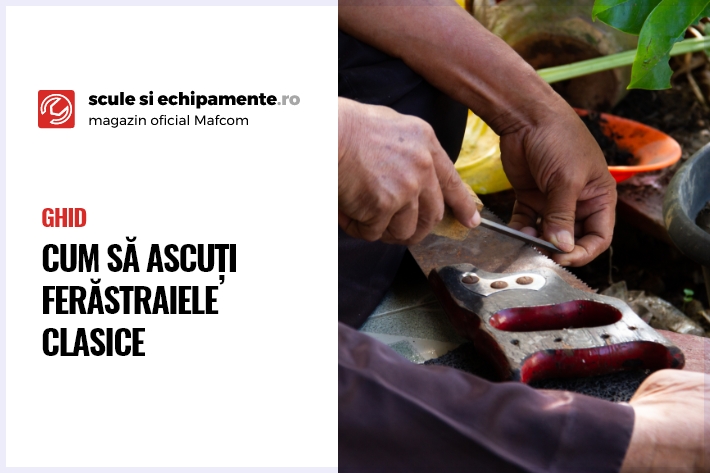 GHID: Cum să ascuți ferăstraiele clasice