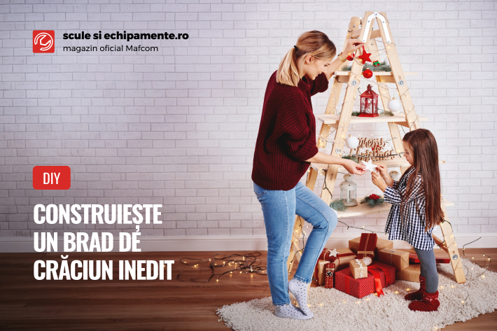 DIY: Construieste un brad de Craciun inedit